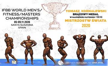 Trener personalny OKR Atol zdobywcą medalu Mistrzostw Świata IFBB 2020!