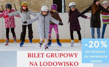 Bilet grupowy na lodowisko -20% taniej! 