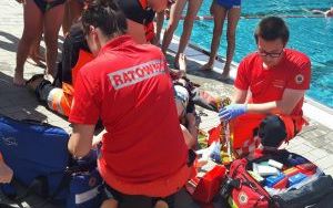 Pokaz ratownictwa na basenie letnim (3)