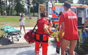 Pokaz ratownictwa na basenie letnim (12)